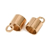 Ion Plating(IP) 304 Stainless Steel Fold Over Crimp Cord Ends STAS-P434-05F-G-2