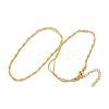 304 Stainless Steel 2 strand Necklaces for Women NJEW-C061-01G-5