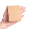 Kraft Cotton Filled Cardboard Paper Jewelry Set Boxes LS-CBOX-R036-11A-5