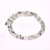 Natural Black Rutilated Quartz Beads Strands G-F509-34-3mm-2