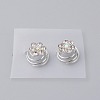 Spiral Hair Pin Coil Alloy Hair Accessories OHAR-WH0019-16-1