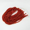 Natural Carnelian Beads Strands G-G338-3mm-01-3