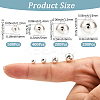 1300Pcs 4 Styles CCB Plastic Beads Sets CCB-PA0001-02S-2