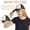 Brass Enamel Link Baseball Cap Chain AJEW-GO00028-6