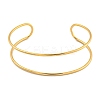 Ion Plating(IP) Hollowed 304 Stainless Steel Cuff Bangles for Women Men BJEW-P331-02G-2