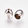 Non-Tarnish 201 Stainless Steel Cord Ends LS-X-STAS-L205-16P-2