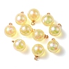 10Pcs UV Plating Acrylic Pendants FIND-YW0002-05C-1