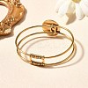 Mother's Day 201 Stainless Steel Bangles BJEW-R014-03G-3