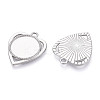 304 Stainless Steel Pendant Cabochon Component STAS-N114-05P-2