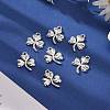 Ireland Tibetan Style Alloy Shamrock Pendants LS-TIBEP-EA11722YKG-AS-LF-4