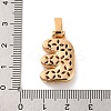 Brass Micro Pave Cubic Zirconia Pendants KK-C076-29E-G01-3