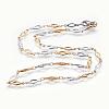 304 Stainless Steel Chain Necklaces STAS-P164-35GP-1