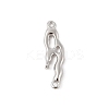 925 Sterling Silver Irregular Shaped Chandelier Component Links STER-D288-01P-1