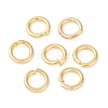 Brass Open Jump Rings KK-N254-45A-G-1