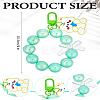 1Pc Acrylic Pendant Decorations HJEW-LP0002-11B-2