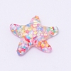 Transparent Flatback Resin Cabochons Accessories RESI-WH0009-77-1