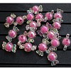 Acrylic Beads LS-MACR-WH0004-07-1