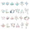 Alloy Rhinestone & Enamel Pendants FIND-YW0007-33-2
