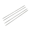 Tarnish Resistant Stainless Steel Double Pointed Knitting Needles(DPNS) TOOL-R044-350x3.25mm-1