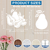 1 Set PET Hollow Out Drawing Painting Stencils DIY-MA0004-69-4