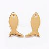 201 Stainless Steel Charms STAS-L187-05G-2