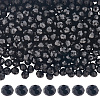 Opaque Solid Color Glass Beads Strands EGLA-LT0001-04B-1