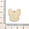 Animal Puppy Alloy Enamel Pendants FIND-V001-03G-03-3