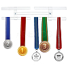 Wall Mount Transparent Acrylic Medal Display Stands ODIS-WH0036-08-1
