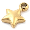Ion Plating(IP) 304 Stainless Steel Charms STAS-P379-06A-G-2