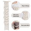 1Pc Cotton with Wood Wall Hat Hanger ODIS-PH0001-77-4