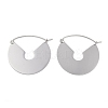 Non-Tarnish 304 Stainless Steel Hoop Earrings EJEW-C105-05P-1