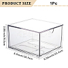 Acrylic Dustproof Drawer Storage Box AJEW-WH20066-001A-2