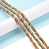 Natural Dolomite & Synthetic Imperial Jasper & Synthetic Opal Beads Strands G-P475-03I-2