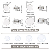 DIY Blank Dome 304 Stainless Steel Brooch Making Kit DIY-UN0056-14-3