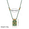 Brass and Enamel Pendant Necklaces FS-WG2CA9F-05-3
