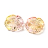 225Pcs Two Tone Transparent Acrylic Beads MACR-K359-26B-2