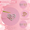 12Pcs 2 Colors 201 Stainless Steel Pendants STAS-DC0010-59-4
