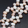 Natural Cultured Freshwater Pearl Beads Strands PEAR-G004-03F-01-1