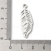 Non-Tarnish 304 Stainless Steel Pendants STAS-L081-005P-01-3