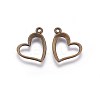 Tibetan Style Alloy Pendants X-TIBEP-22390-AB-FF-1
