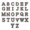 Alphabet Resin Rhinestone Patches DIY-TAC0005-45H-10
