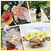 30Pcs 3 Styles Foam Artificial Frangipani Flower Aligator Hair Clips PHAR-SP0001-23B-7