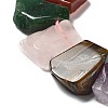 Natural Amethyst & Quartz Crystal & Green Aventurine & Rose Quartz & Carnelian & Tiger Eye Beads Strands G-P528-K06-01-3