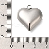 Anti-Tarnish 304 Stainless Steel Pendants STAS-H225-02C-P-3