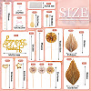 DIY Glitter Paper Birthday Crafts Accessories DIY-TA0010-57-2