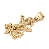 Easter 304 Stainless Steel Pendants STAS-D207-10G-2