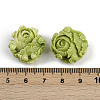 Synthetic Coral Dyed Carved Beads X1-SHEL-D001-01B-3