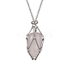 Crystal Holder Cage Necklace NJEW-JN04585-4