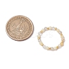 Natural Rutilated Quartz Beaded Stretch Rings RJEW-JR00867-05-3