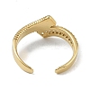 304 Stainless Steel Open Cuff Rings for Women RJEW-U001-04G-3